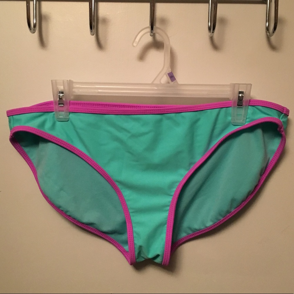 Teal and Purple Bikini Bottoms